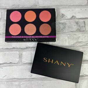 SHANY Fuchsia 6 Color Blush Palette New In Box Item# SHANY006